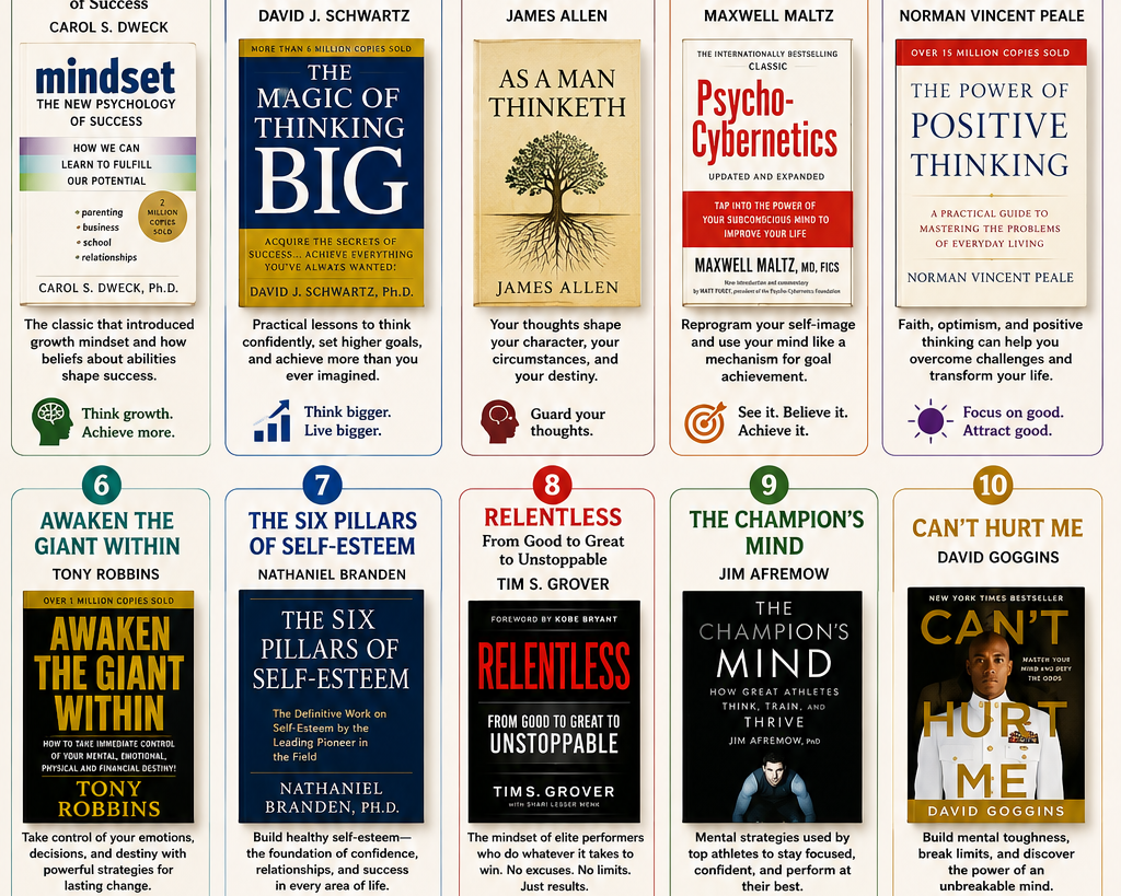 Best Books on Mindset.