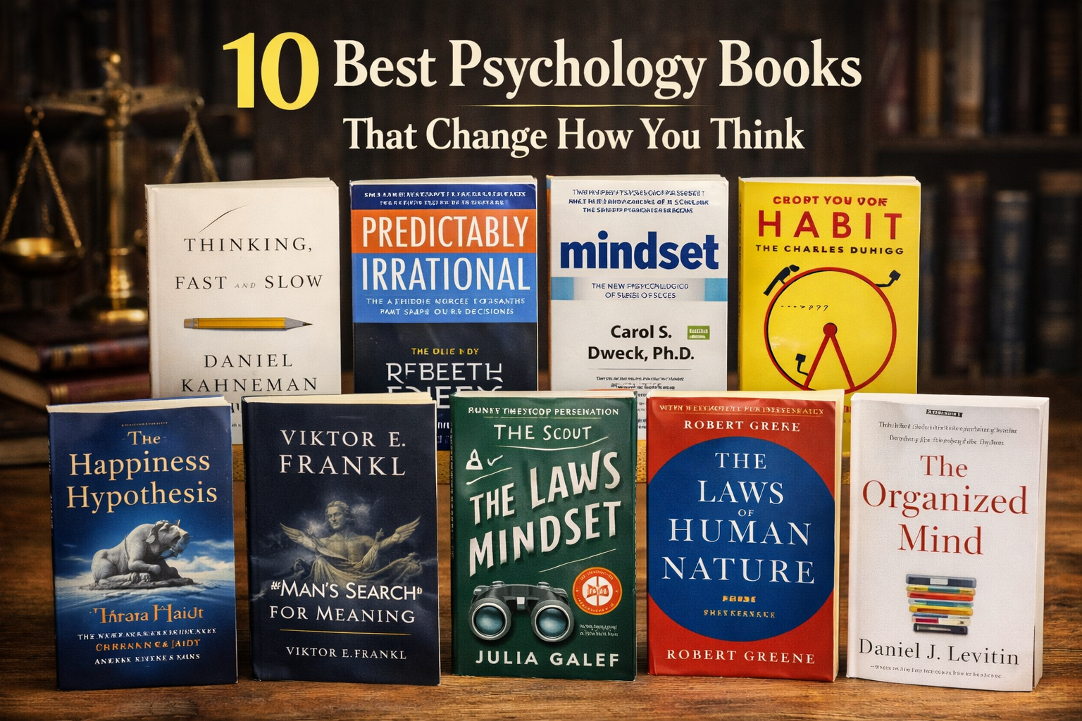 10 Best Psychology Books That Change How You Think