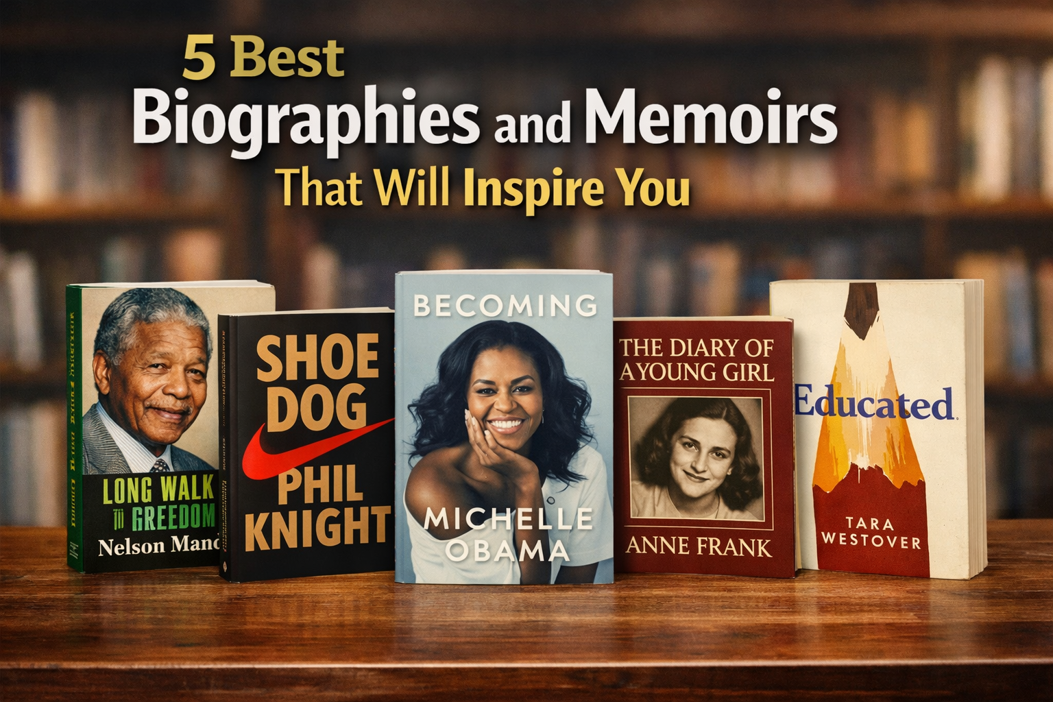 5 Best Biographies and Memoirs That Will Inspire You