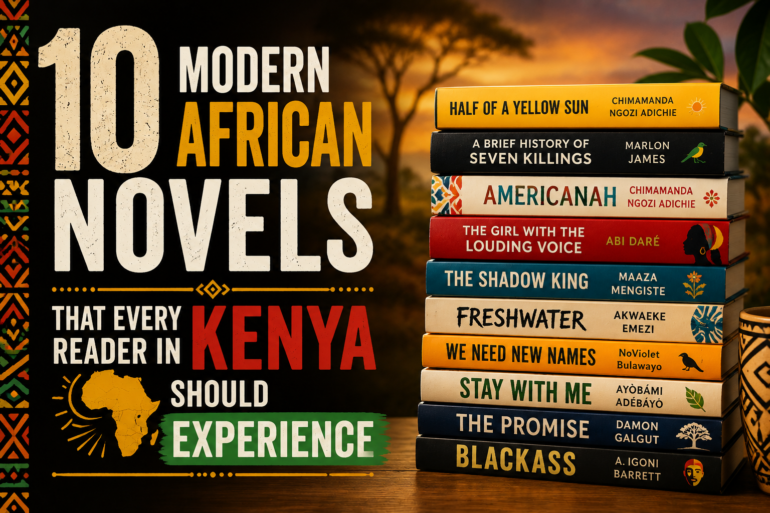 10 Modern African Novels That Every Reader in Kenya Should Experience.