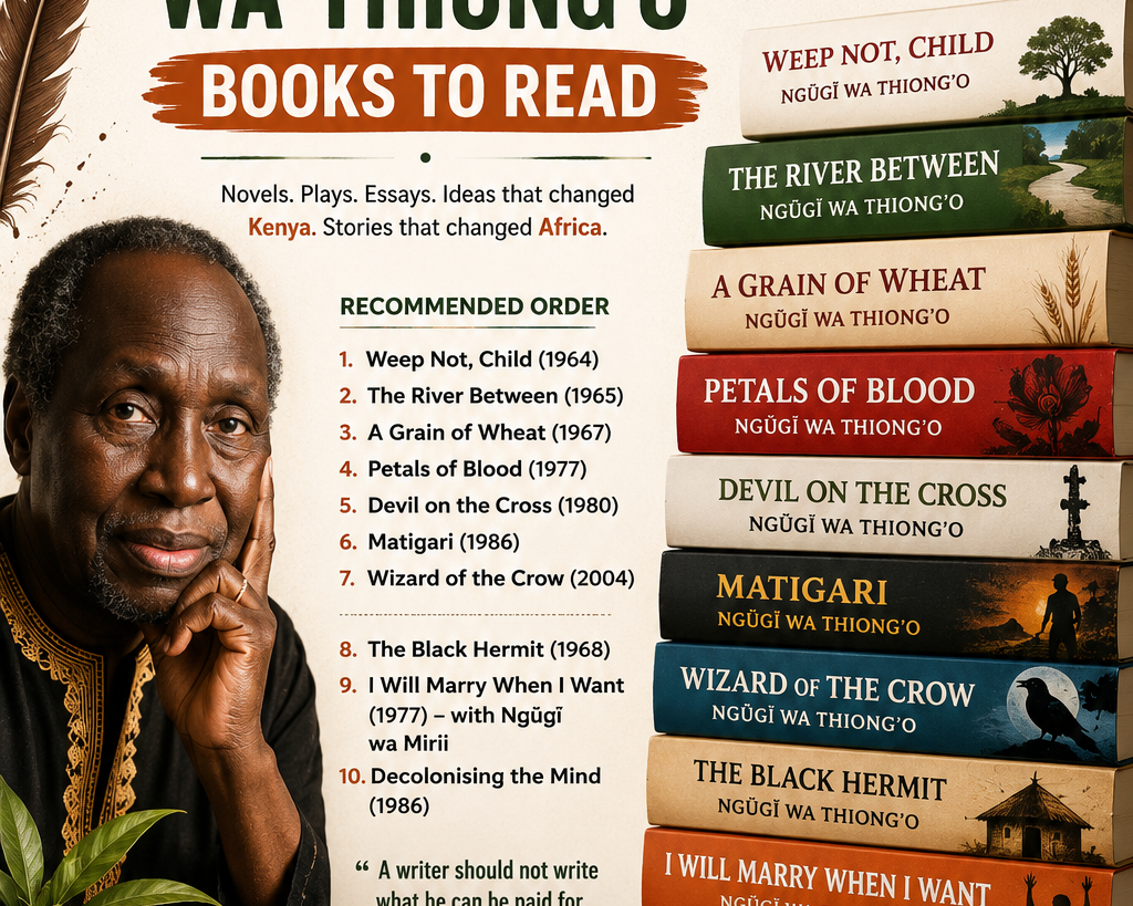 Ngũgĩ wa Thiong'o Books to Read.