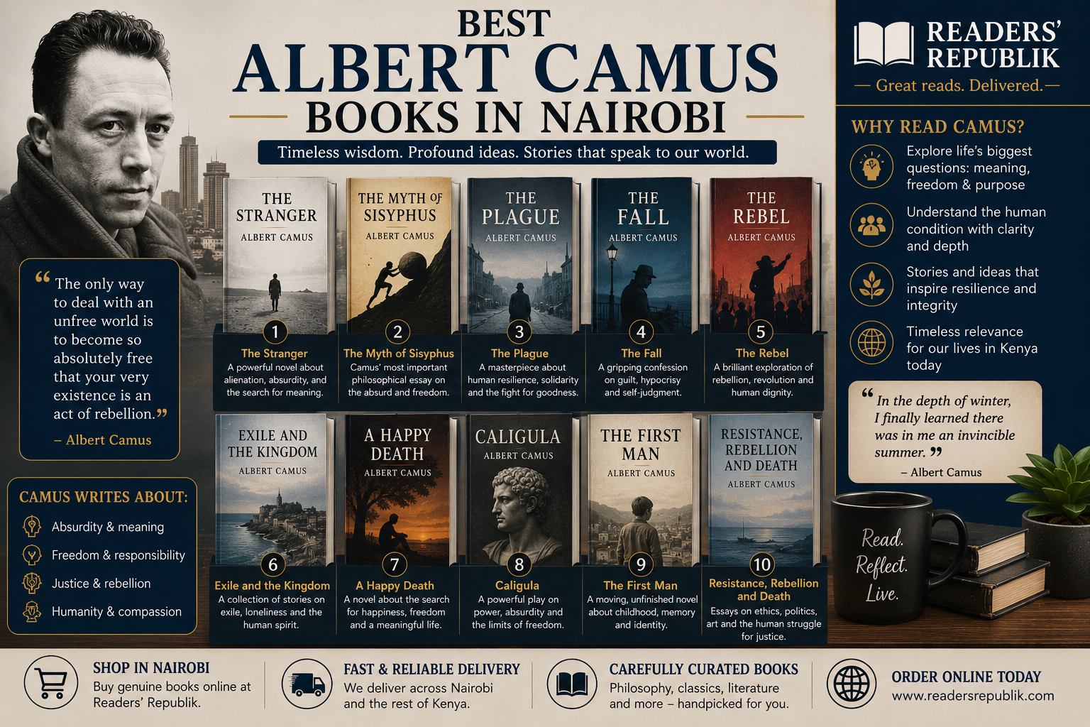 Best Albert Camus Books in Nairobi