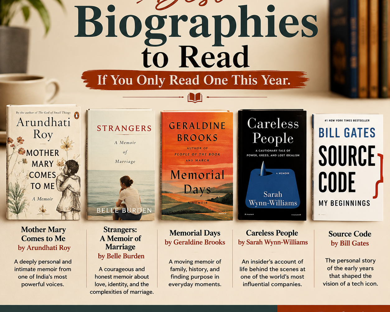 Best Biographies to Read If You Only Read One This Year.