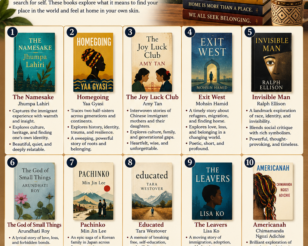 Best Books About Identity and Belonging.
