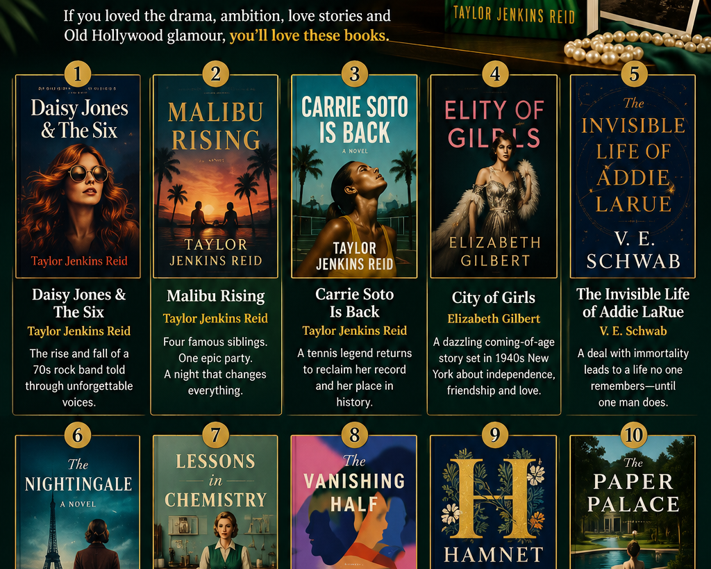 Best Books Like The Seven Husbands of Evelyn Hugo.
