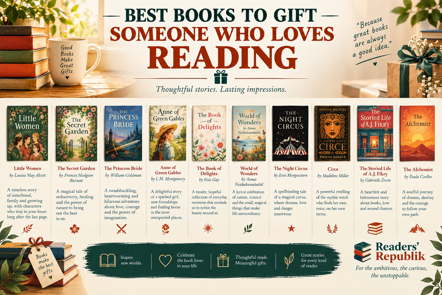 Best Books to Gift Someone Who Loves Reading (Part 1).