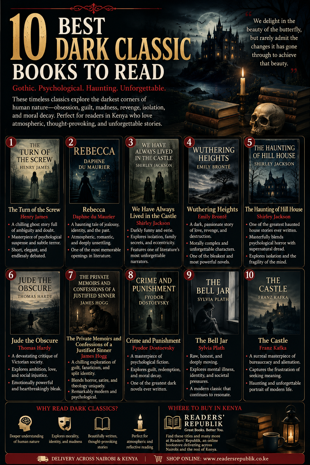 Best Dark Classic Books to Read