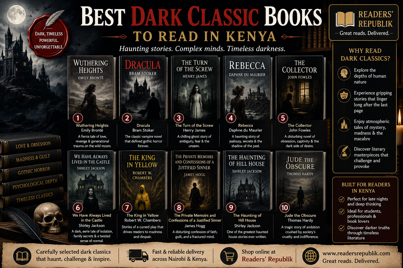 Best Dark Classic Books to Read in Kenya.