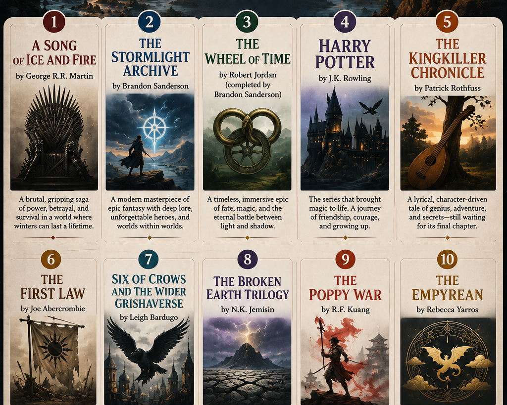 Best Fantasy Series to Get Lost In This Year.