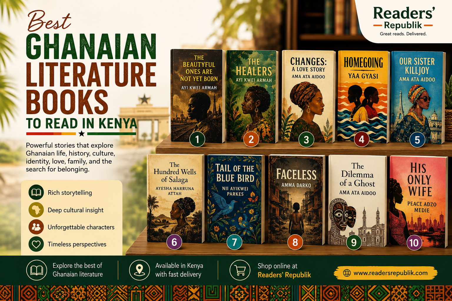 Best Ghanaian Literature Books to Read in Kenya.