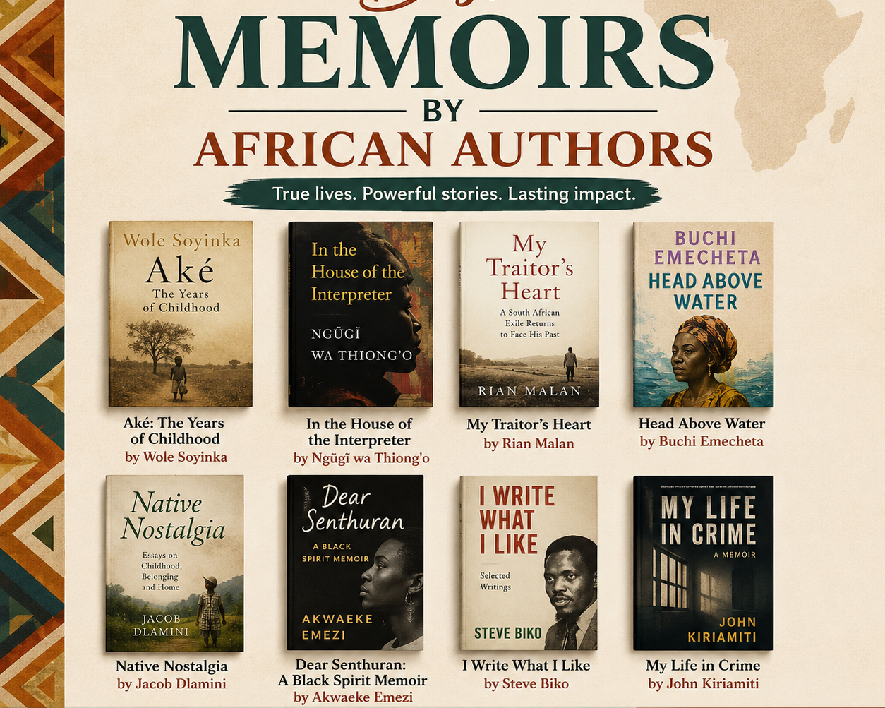Best Memoirs by African Authors.