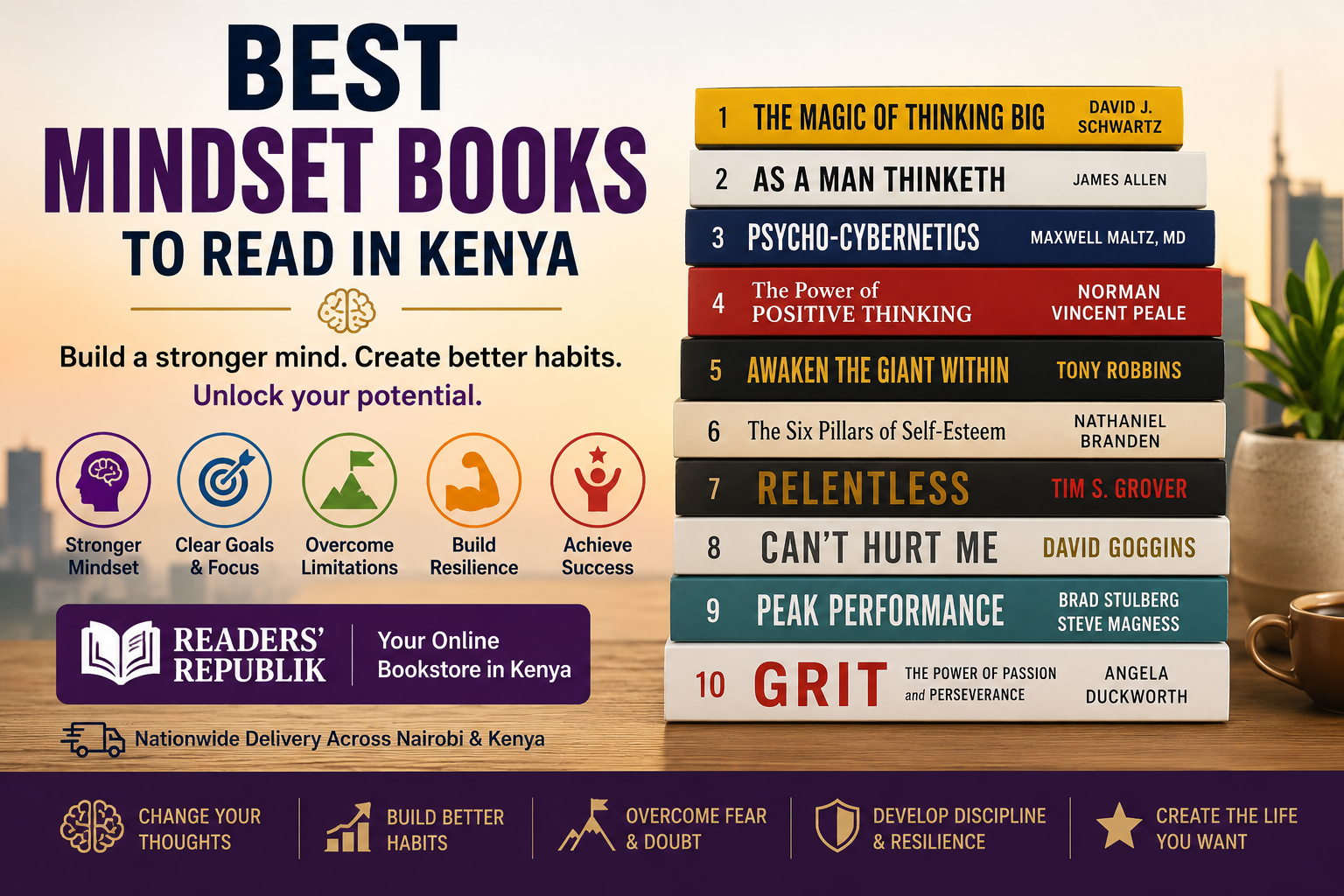 Best Mindset Books to Read in Kenya.