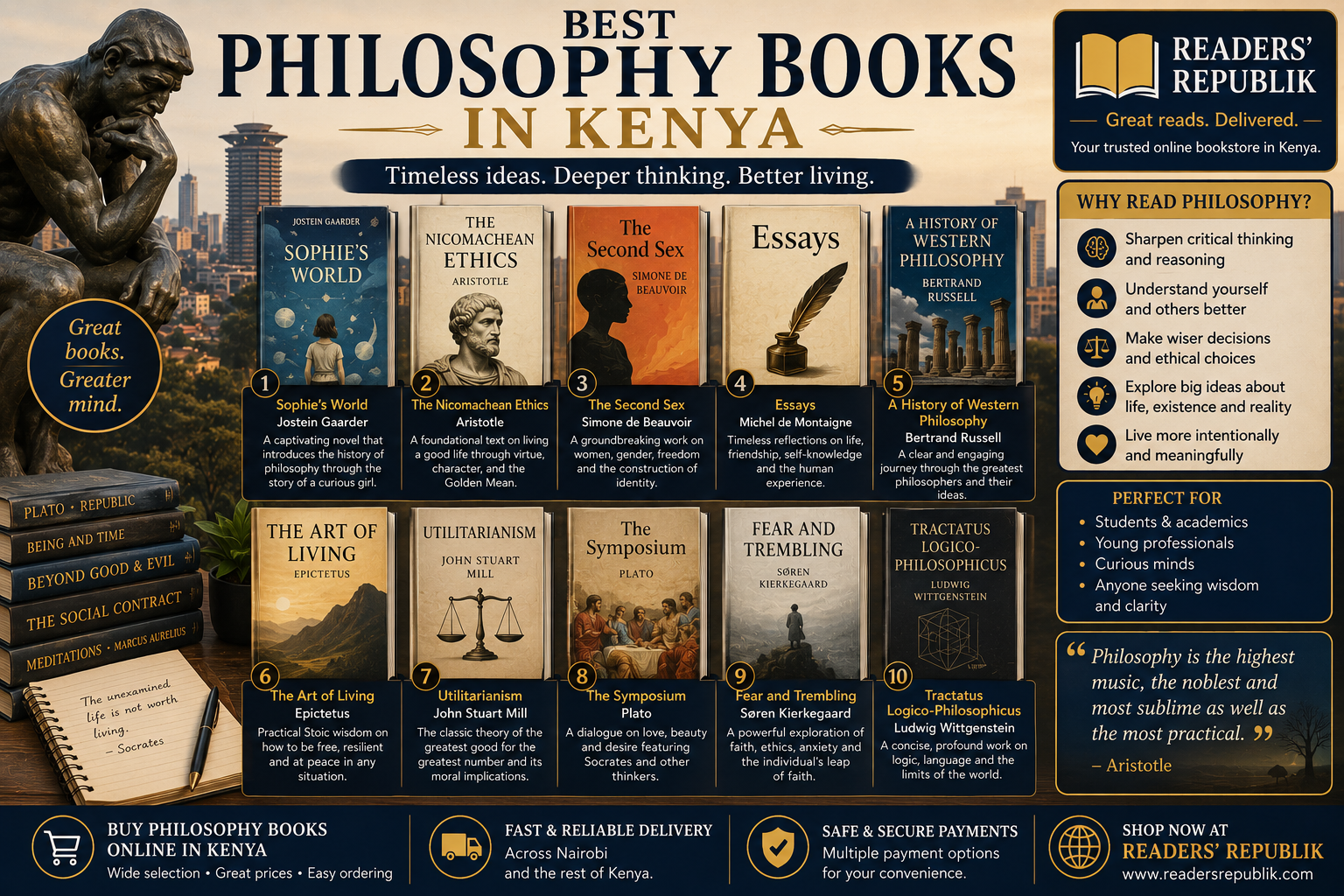 Best Philosophy Books to Read in Kenya.