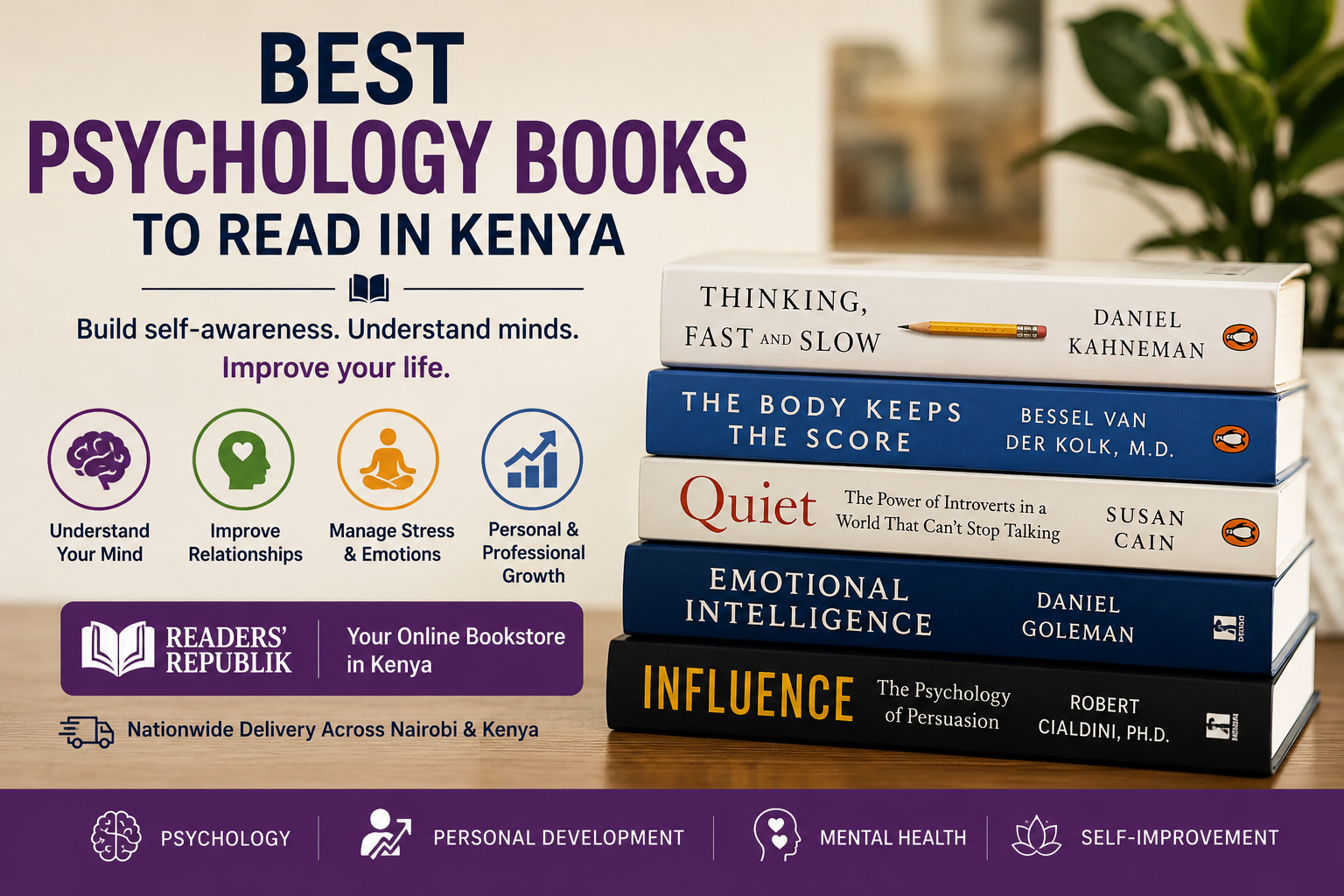 Best Psychology Books to Read in Kenya.
