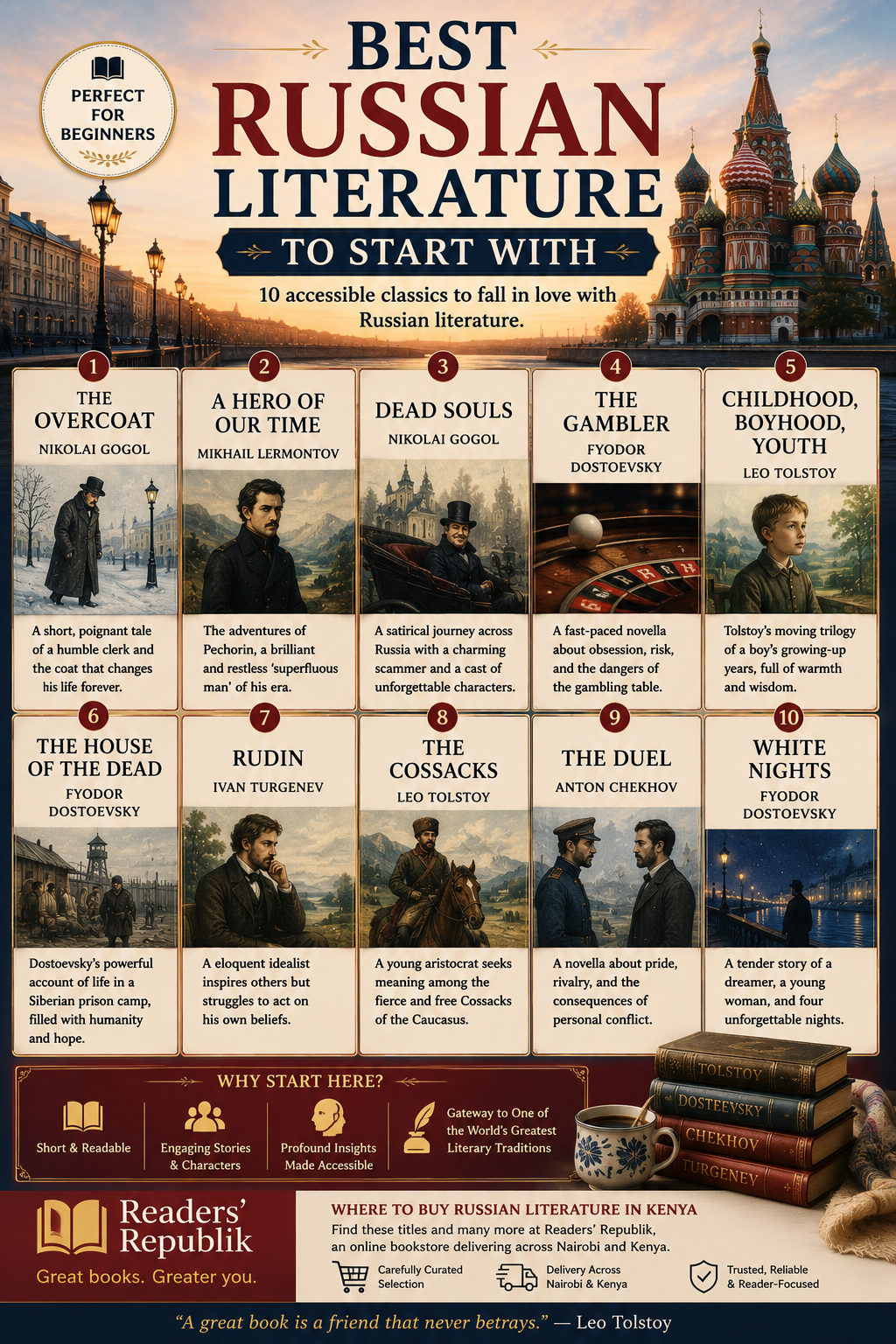 Best Russian Literature to Start With.