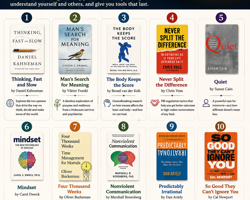 Best Self-Help Books That Aren't Just Common Sense Repackaged.