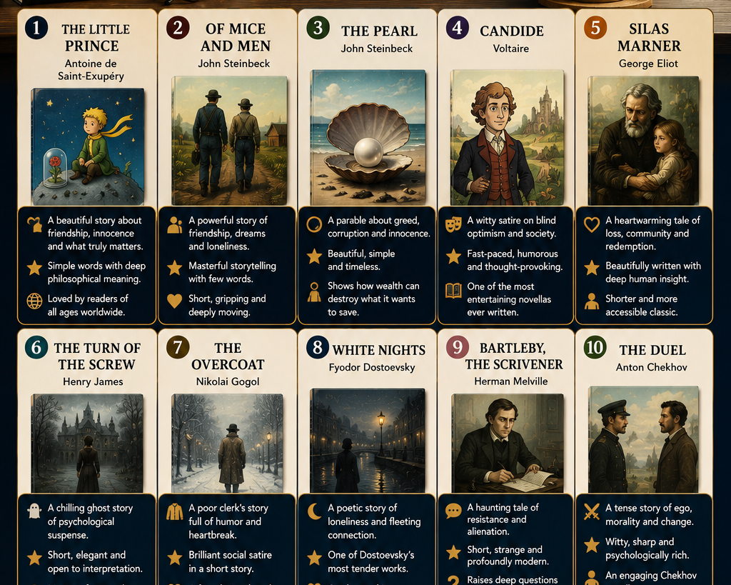 Best Small Classic Books Every Reader Should Try.