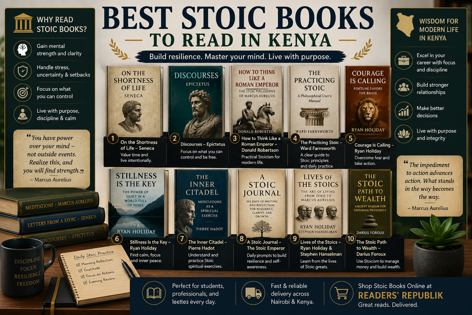 Best Stoic Books to Read in Kenya.