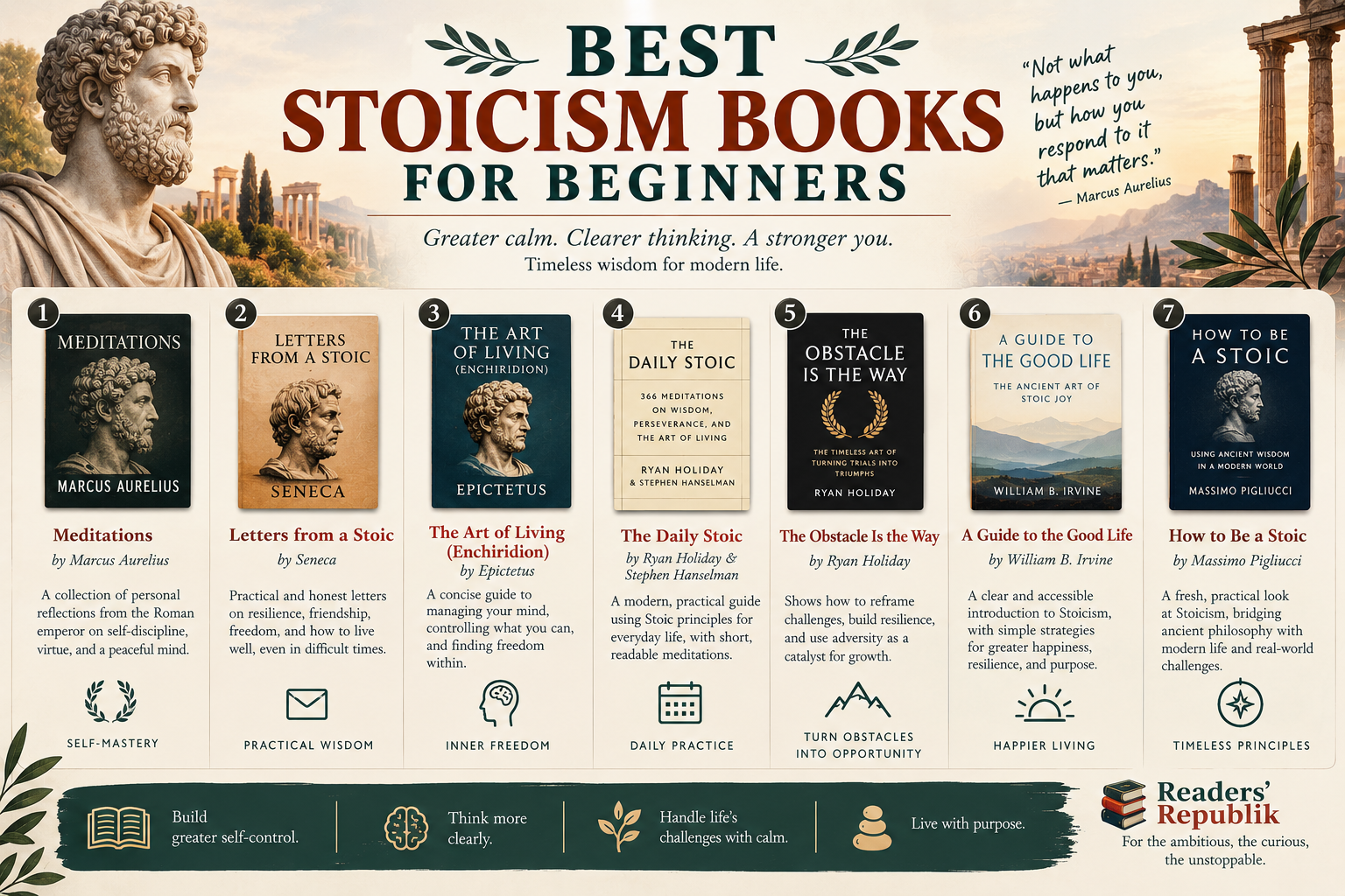 Best Stoicism Books for Beginners.