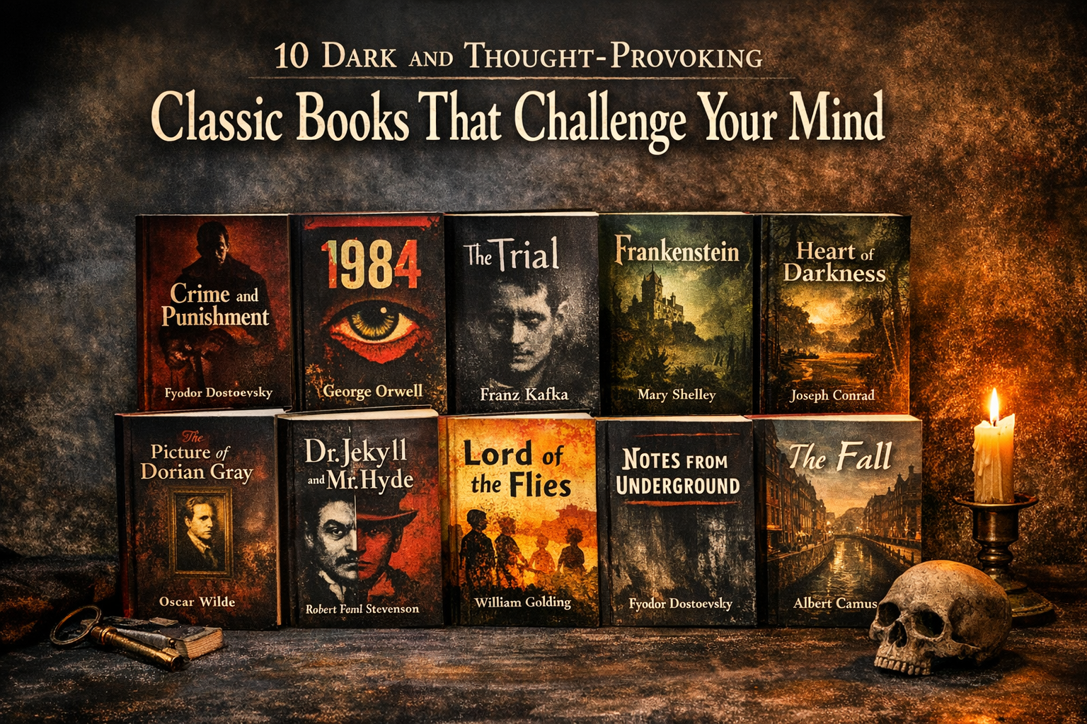 10 Dark and Thought-Provoking Classic Books That Challenge Your Mind