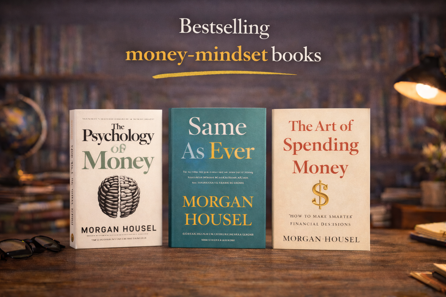 Bestselling money-mindset books - Morgan Housel edition.