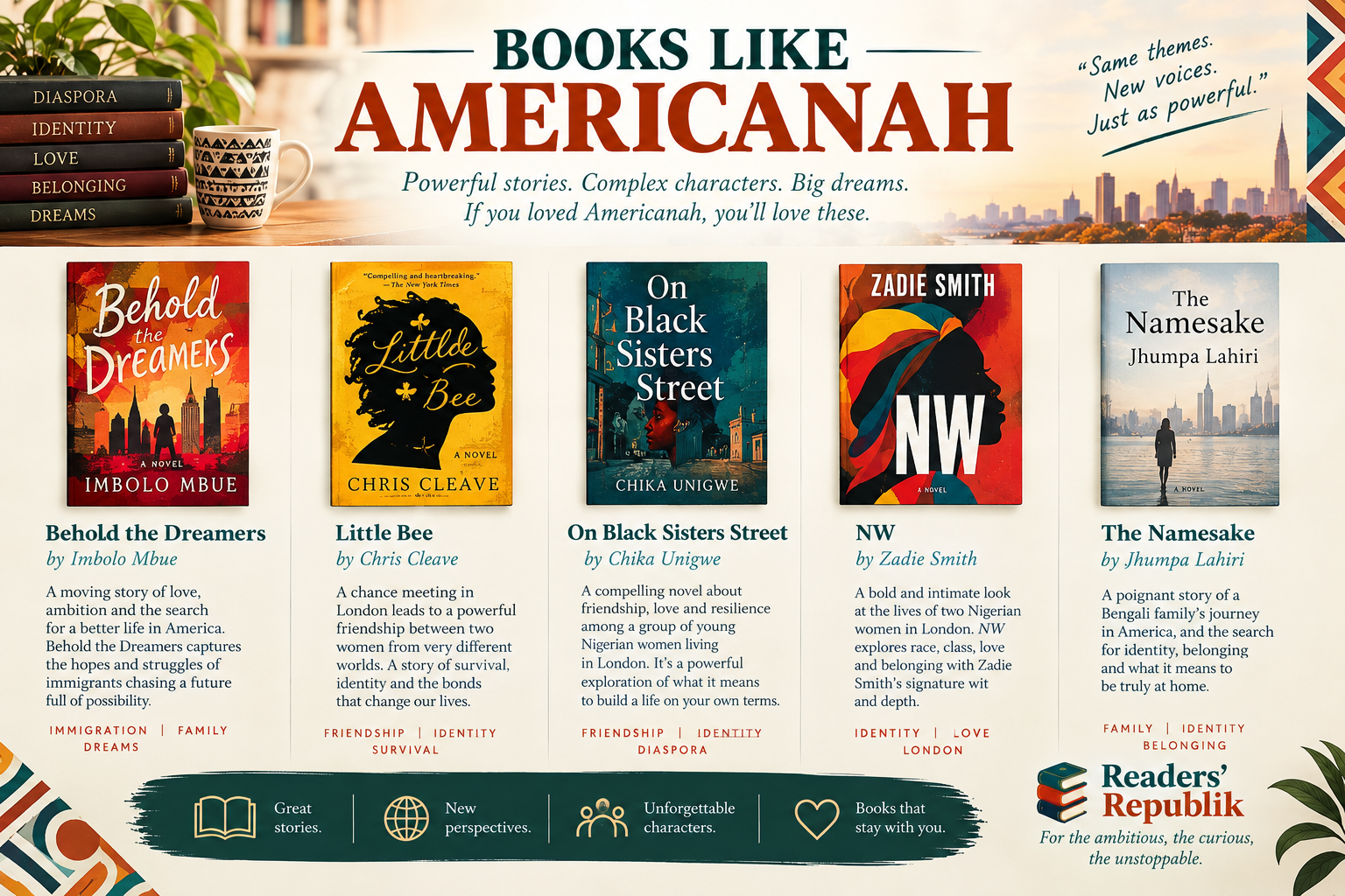 Books Like Americanah.
