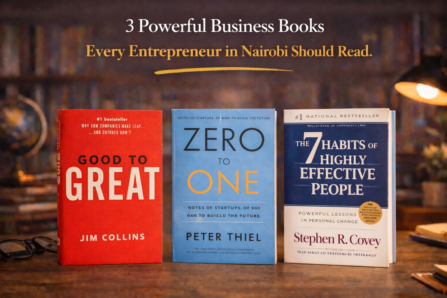3 Powerful Business Books Every Entrepreneur in Nairobi Should Read.