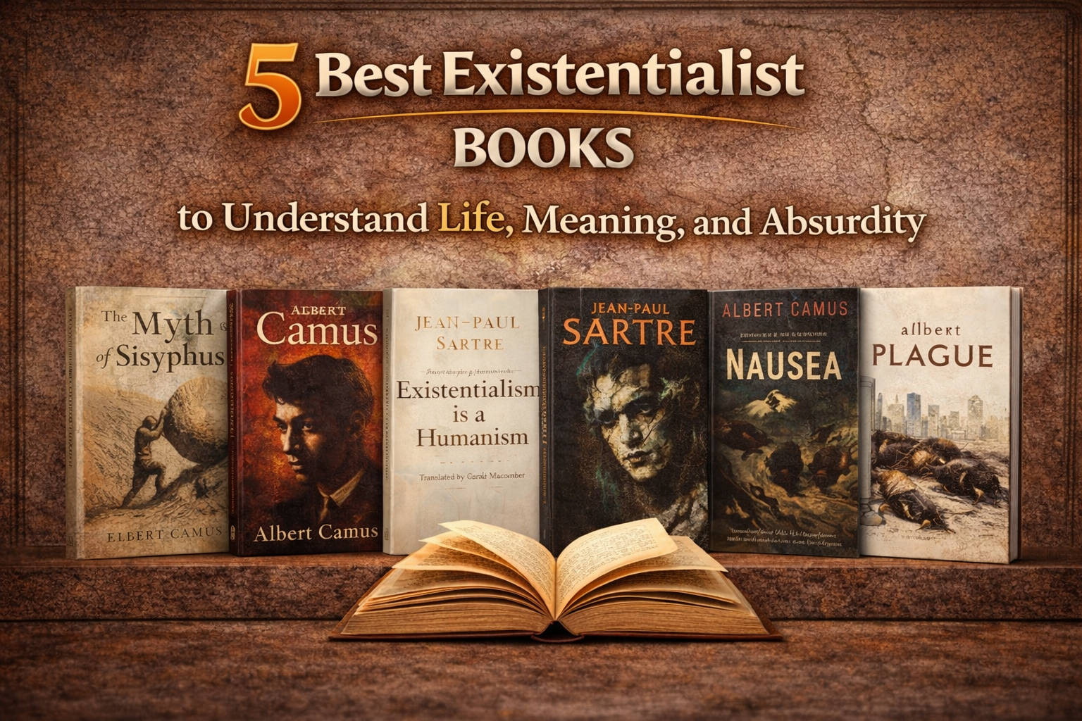 5 Best Existentialist Books to Understand Life, Meaning, and Absurdity.