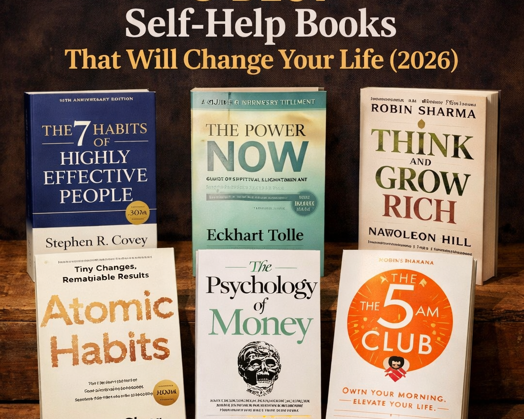 6 Best Self-Help Books That Will Change Your Life (2026)