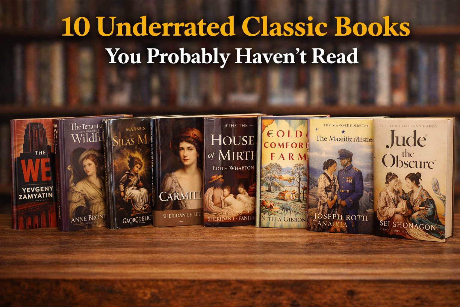10 Underrated Classic Books You Probably Haven’t Read.