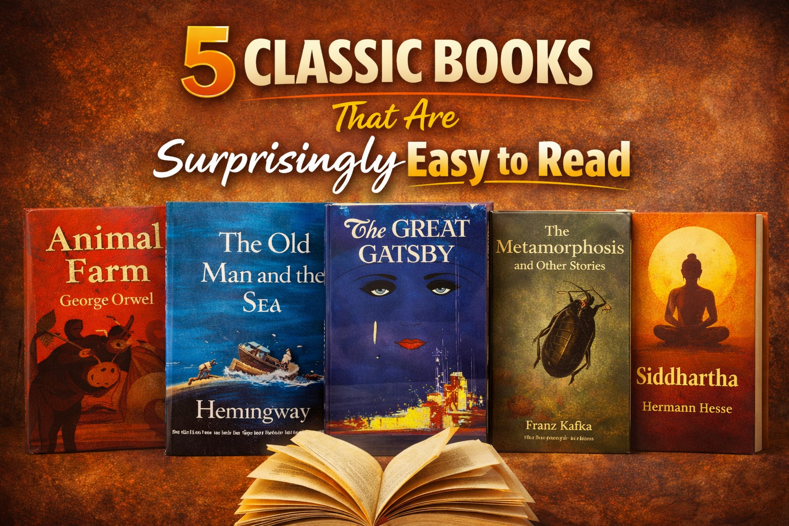 5 Classic Books That Are Surprisingly Easy to Read.