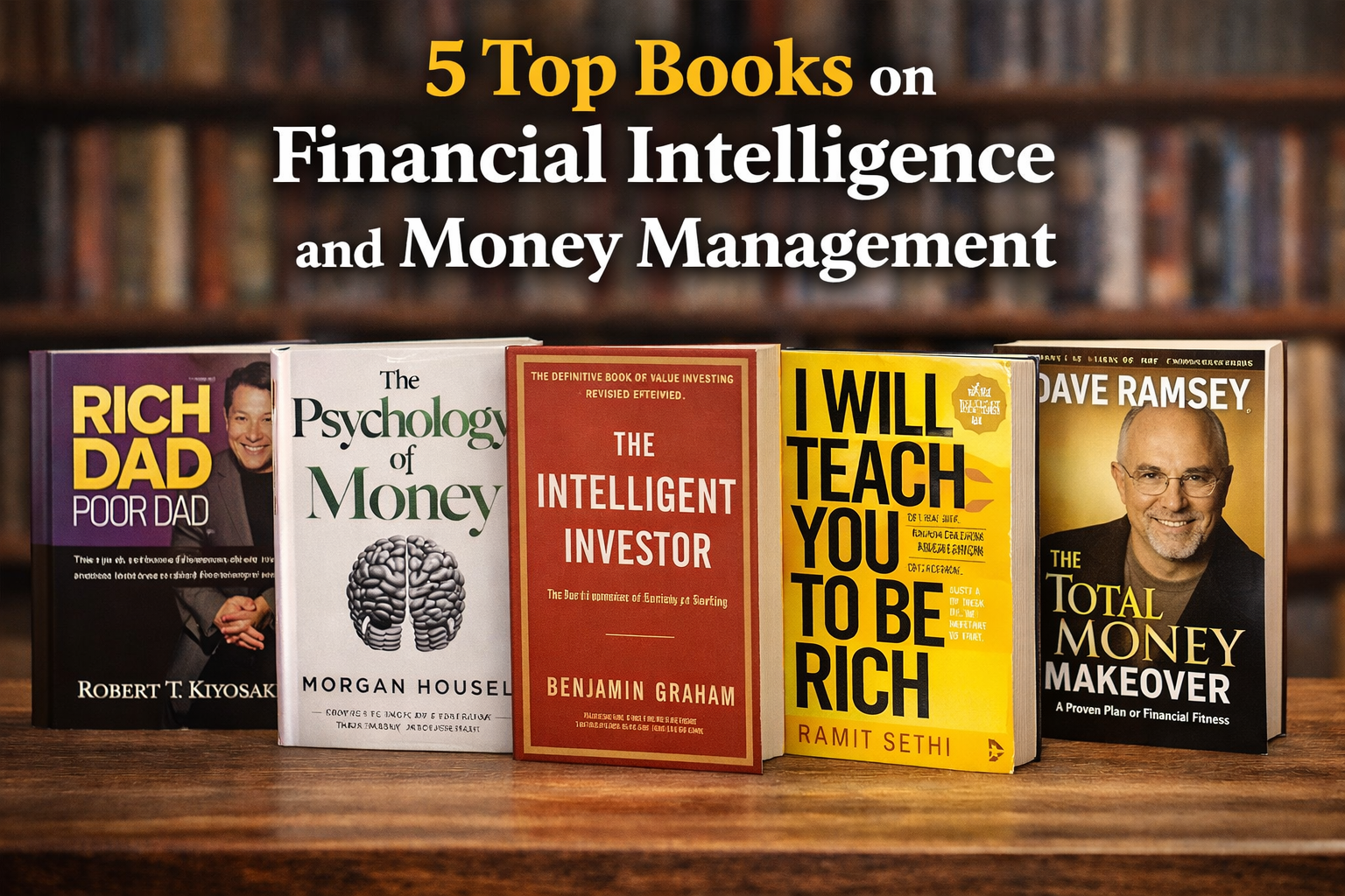 5 Top Books on Financial Intelligence and Money Management.