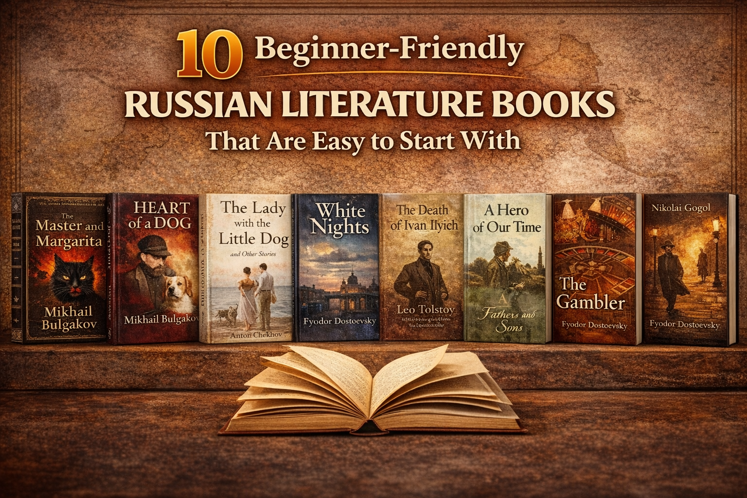 10 Beginner-Friendly Russian Literature Books That Are Easy to Start With.