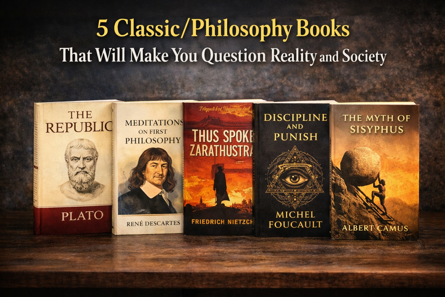 5 Classic/Philosophy Books That Will Make You Question Reality and Society