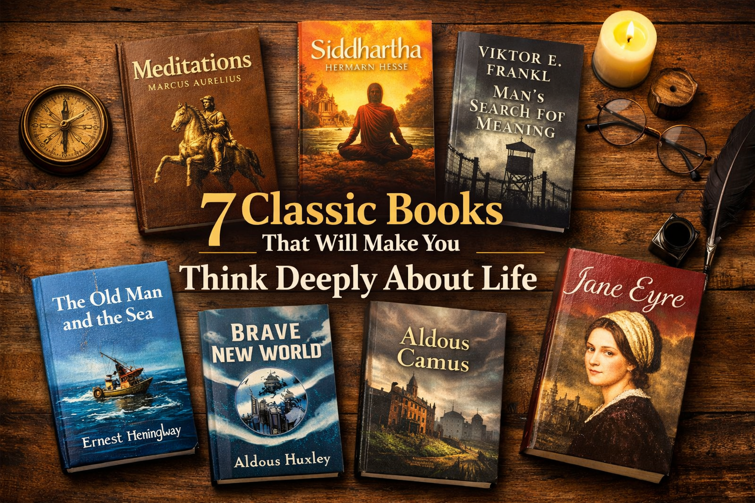 7 Classic Books That Will Make You Think Deeply About Life