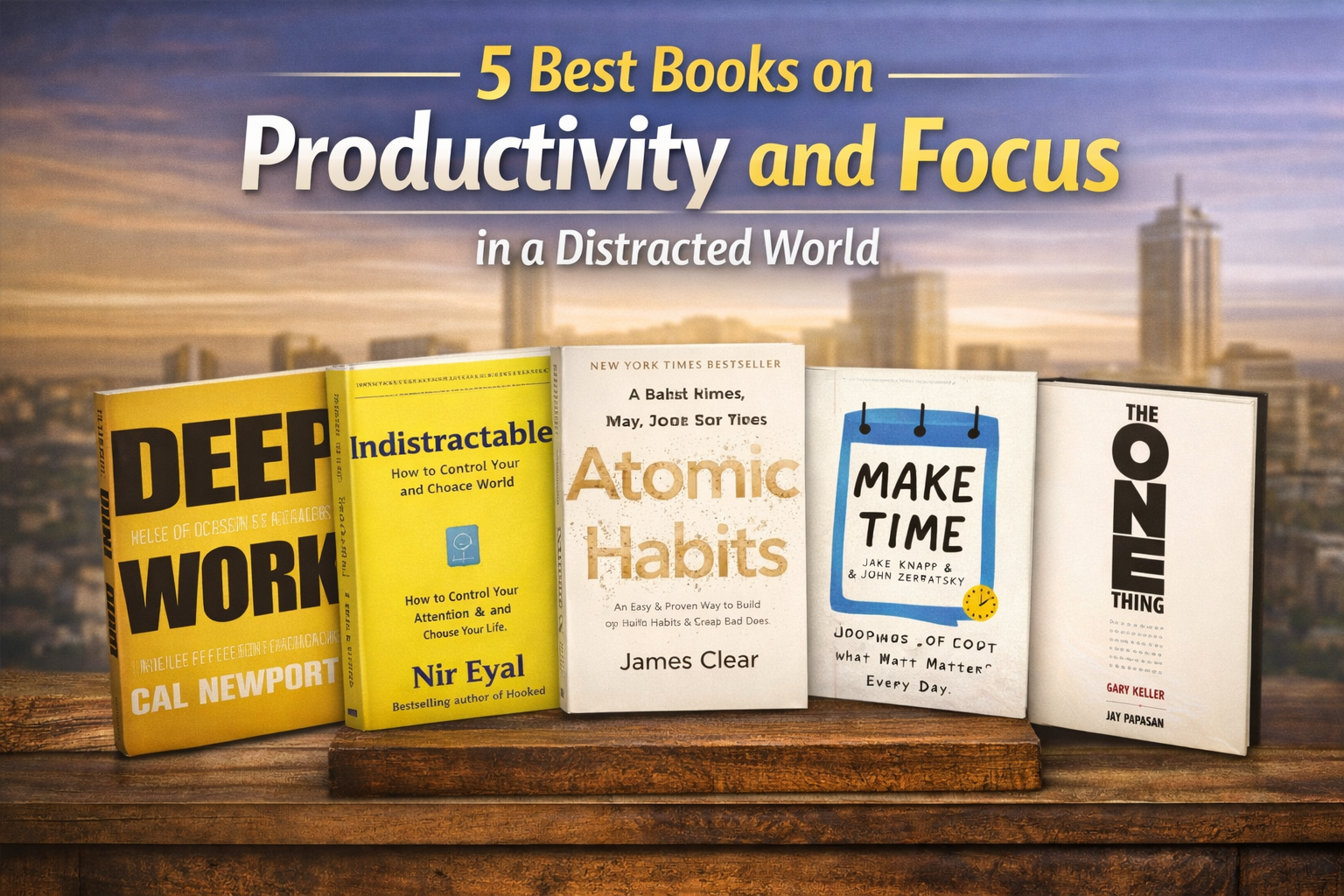 5 Best Books on Productivity and Focus in a Distracted World.