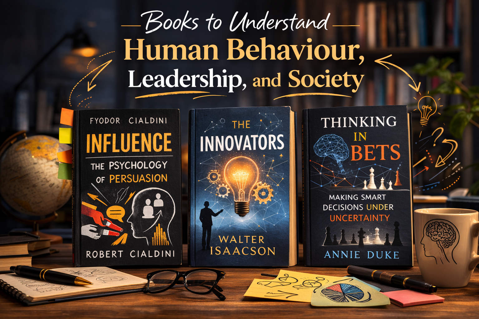 Books to Understand Human Behaviour, Leadership, and Society
