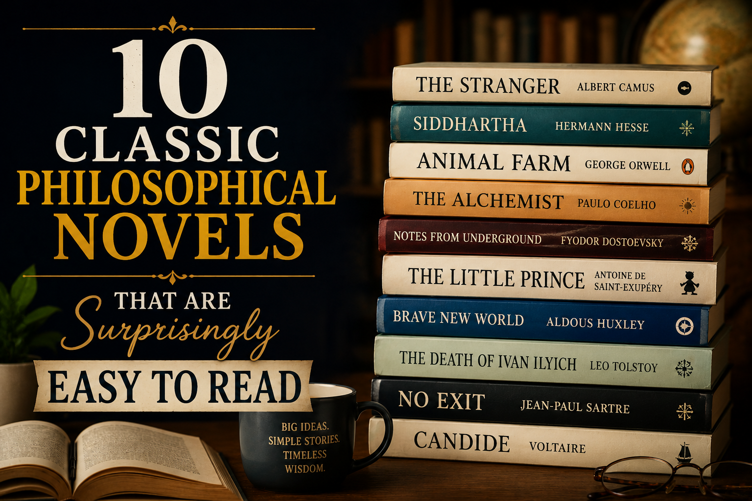 10 Classic Books That Are Surprisingly Easy to Read.