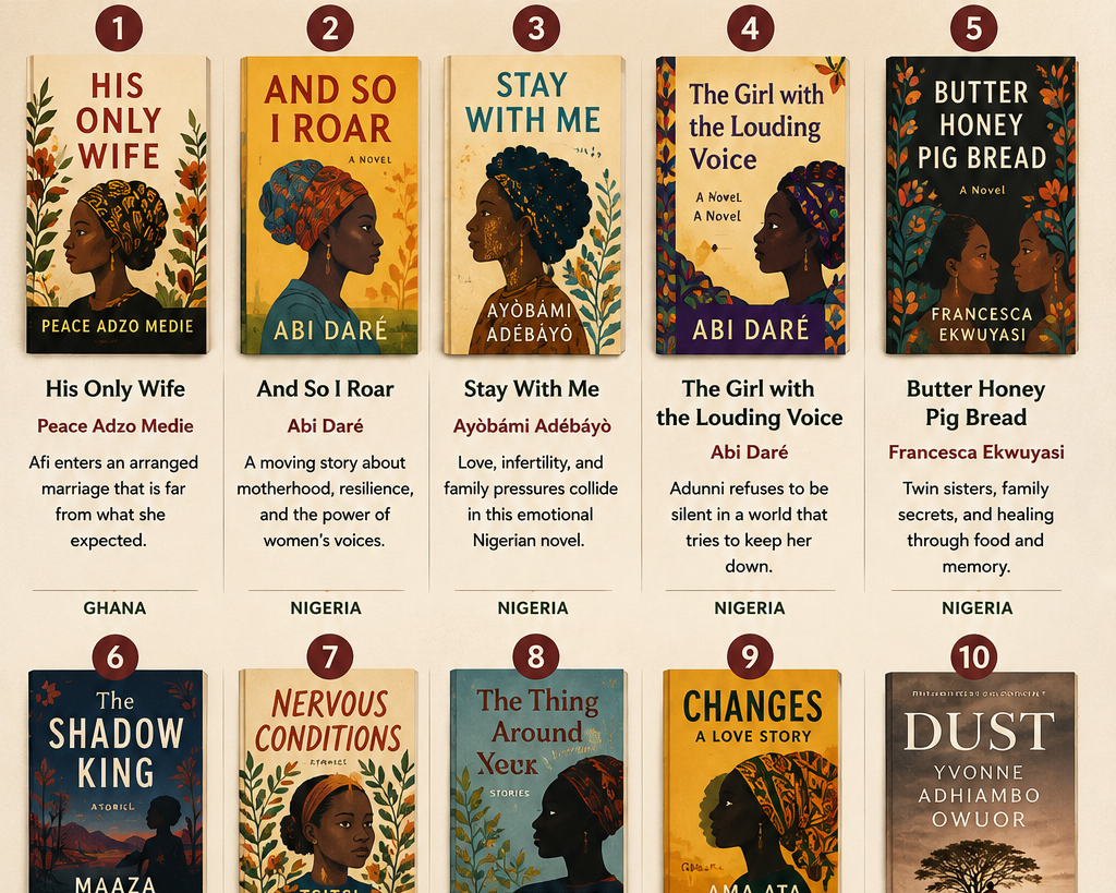 Contemporary African Literature Books by Women You Should Read.