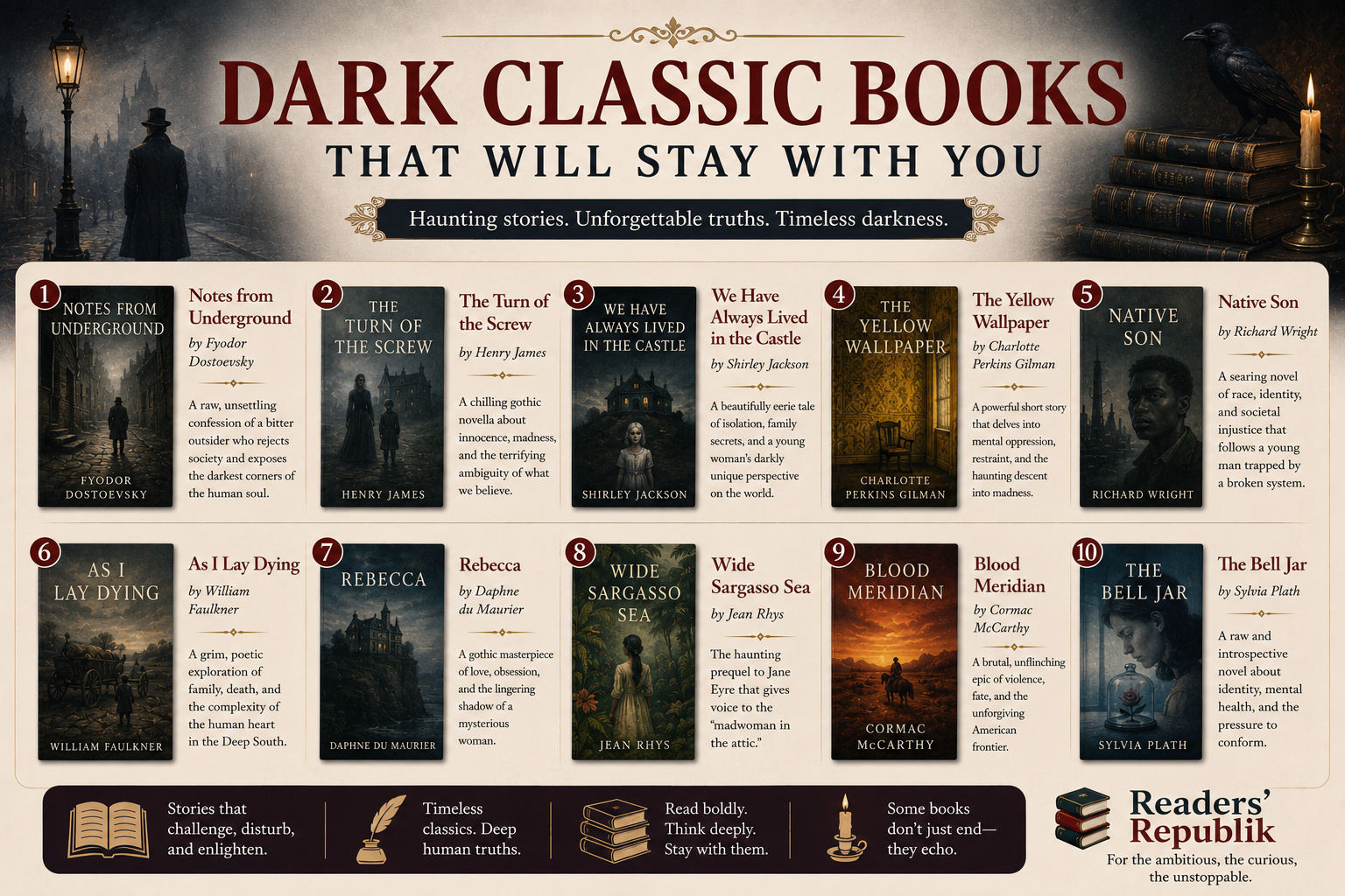 Dark Classic Books That Will Stay With You.