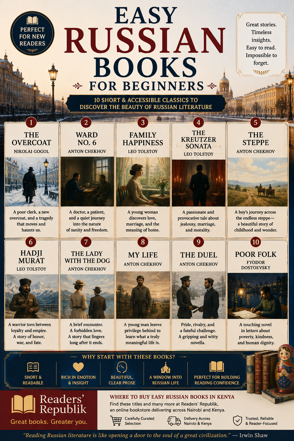 Easy Russian Books for Beginners.