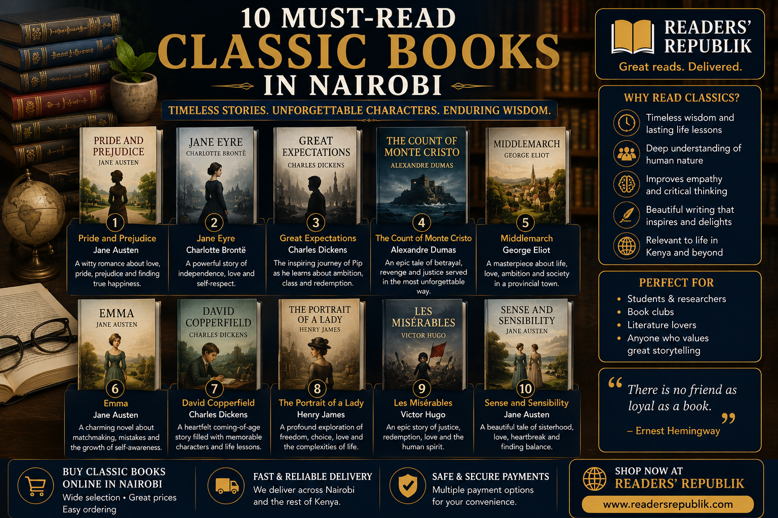 Must-Read Classic Books in Nairobi.