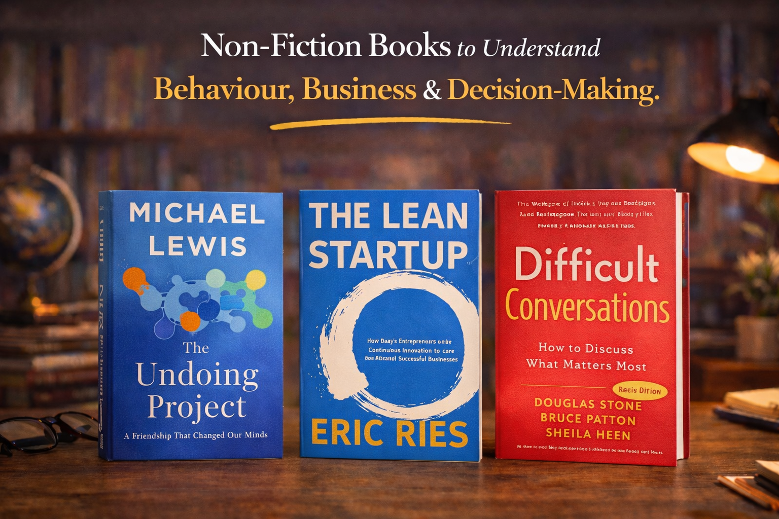 Non-Fiction Books to Understand Behaviour, Business & Decision-Making.