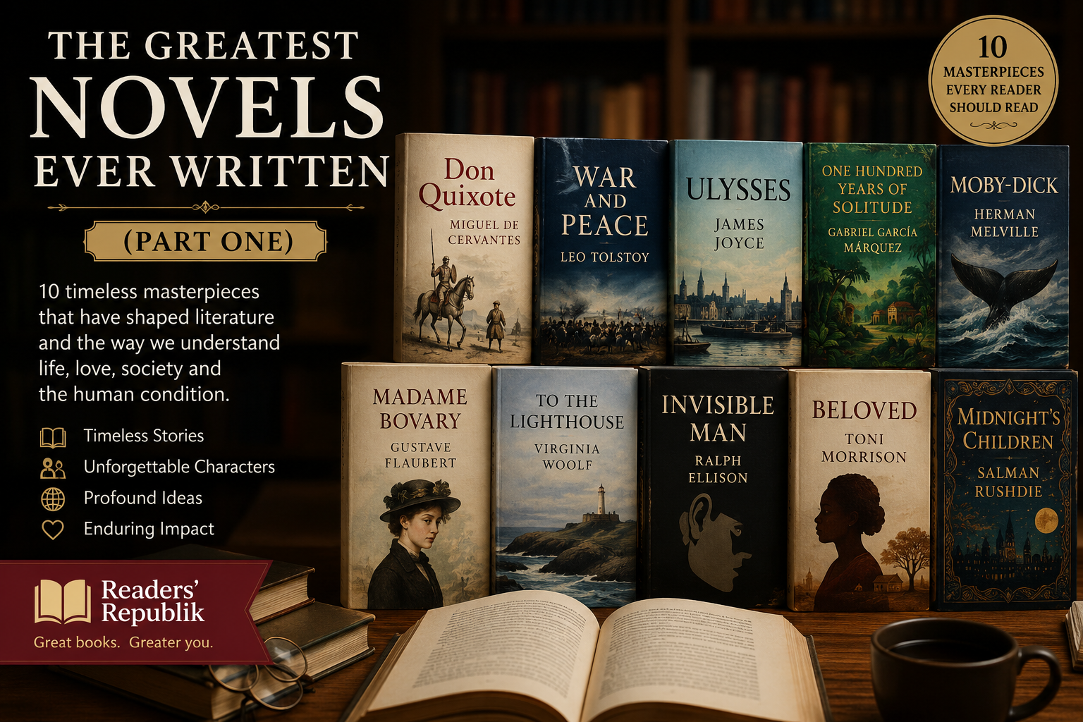 The Greatest Novels Ever Written (Part One)