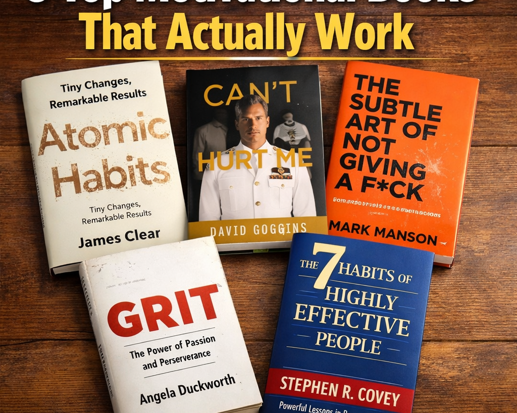 5 Top Motivational Books That Actually Work.