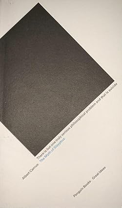 The Myth of Sisyphus book by Albert Camus.