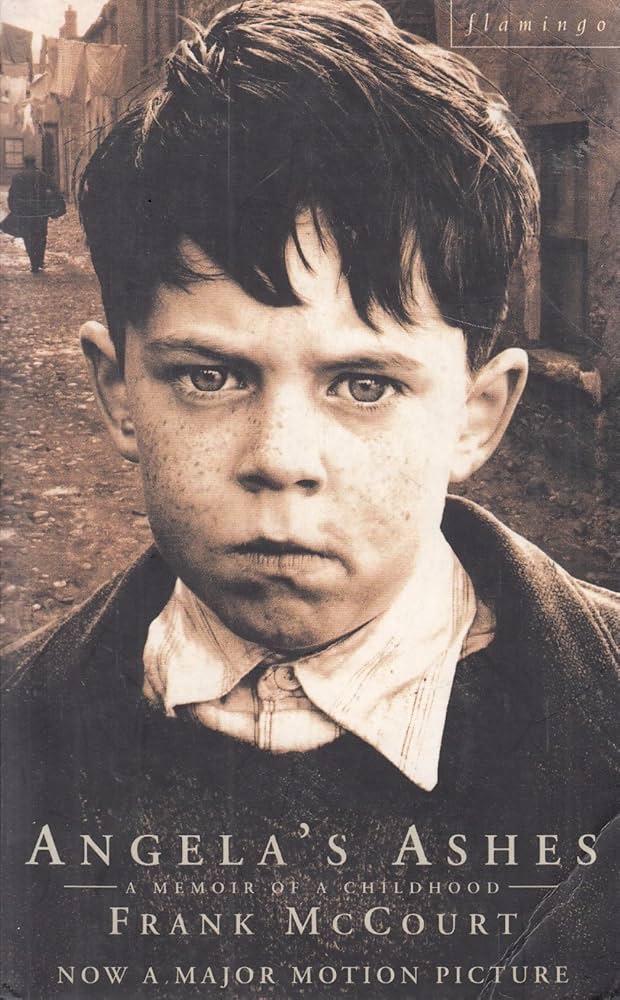 Book cover for 'Angela's Ashes' by Frank McCourt