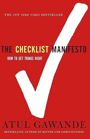 The Checklist Manifesto book by Atul Gawande