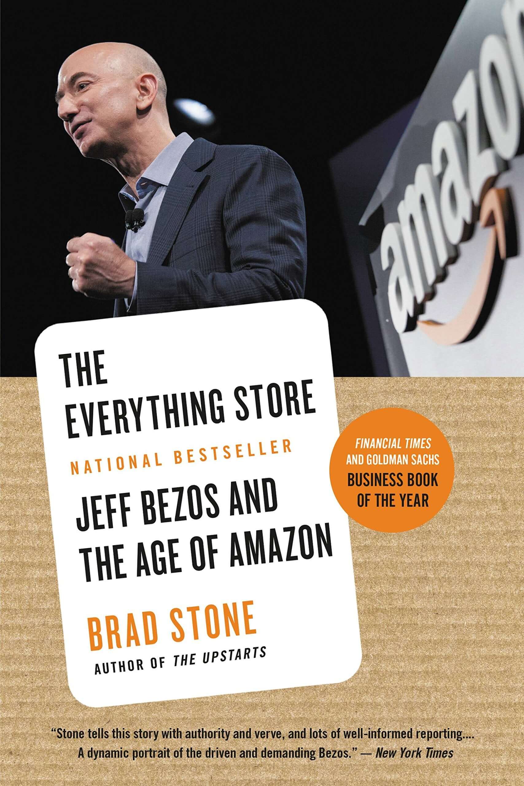Book cover of 'The Everything Store: Jeff Bezos and the Age of Amazon' by Brad Stone