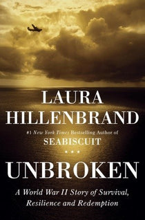 Unbroken book cover by Laura Hillenbrand